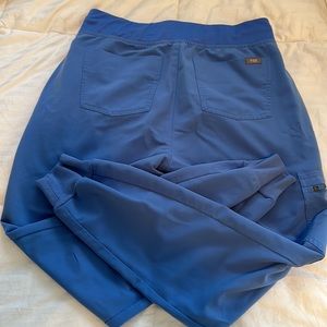 S Figs Zamora Ceil Blue Skinny Scrub Bottoms
